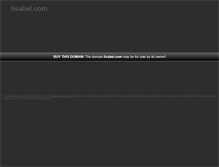 Tablet Screenshot of lisabel.com